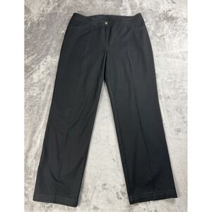 St John Pants Women's 10 Black Slacks Dress Straight Leg Slim‎ Fit Marie Gray